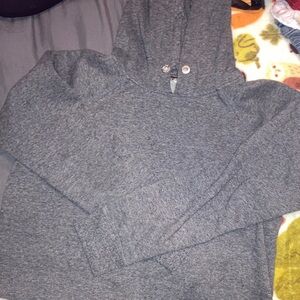 Gray Hooded Sweater